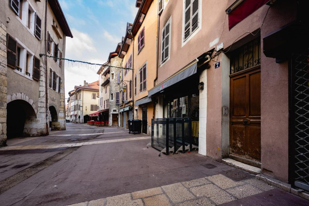 Le Balcon Perriere I - Charming Apartment With Direct View Of The Thiou Annecy Exteriör bild
